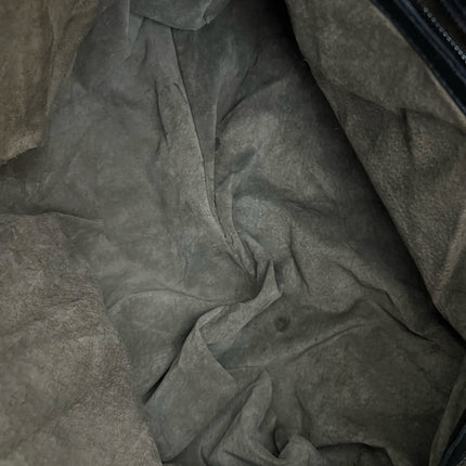 Bottega Veneta Veneta Hobo Maxi Black Leather and Velvet 52cm