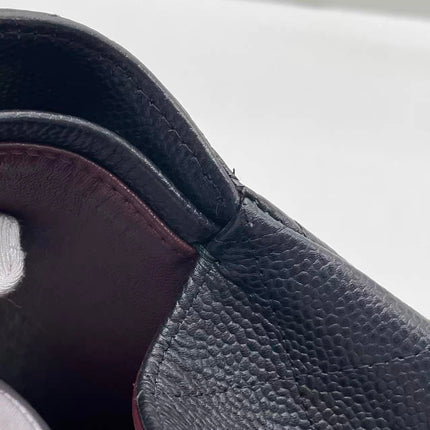 Chanel Classic Flap Maxi 2012 Black Caviar Leather Double Flap with Gold Hardware