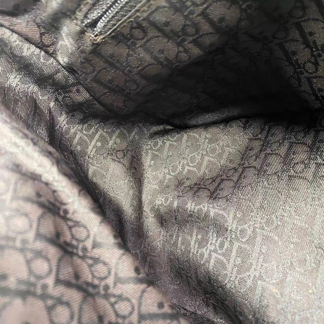 Dior Vintage Gaucho Mini Brown Leather Crossbody Bag 2006