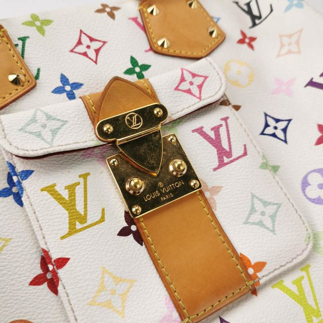 Louis Vuitton x Takashi Murakami Speedy 30 Lock White Multicolor