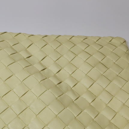 Bottega Veneta Hop Large Leather Pale Cream Yellow Hobo Bag