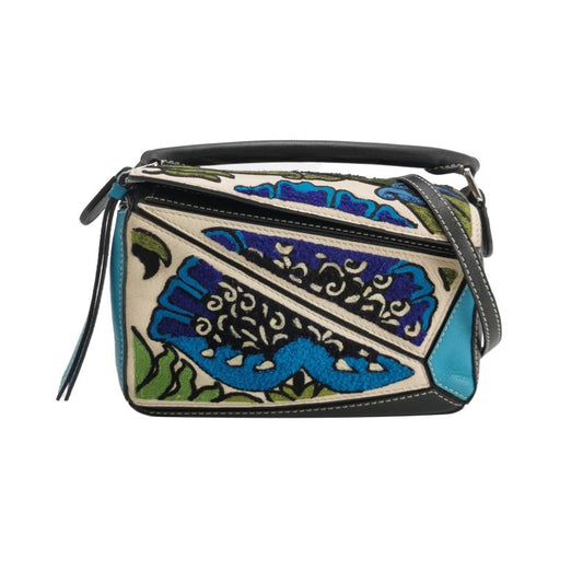 Loewe x William De Morgan Puzzle Mini Embroidered Multicolor-Luxbags