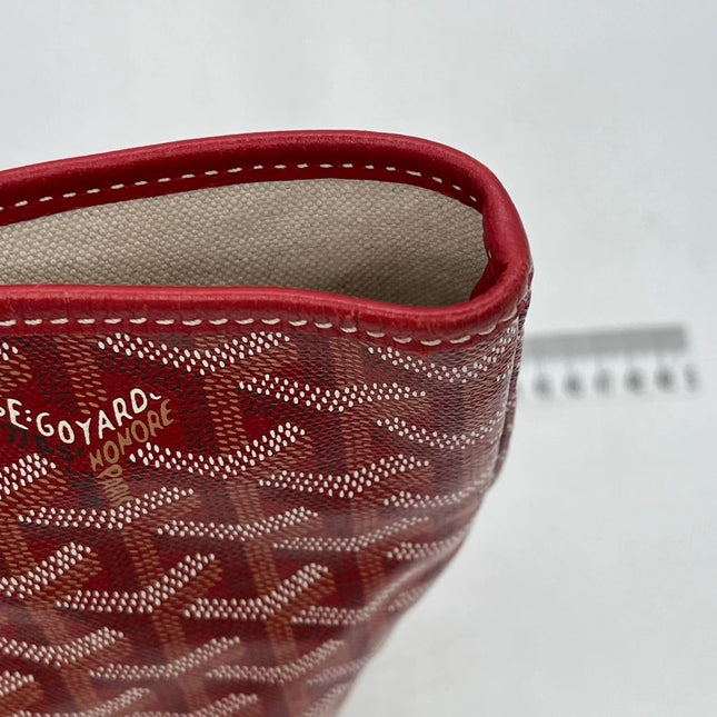 Goyard Saint Louis PM Tote Medium Red Goyardine 2017