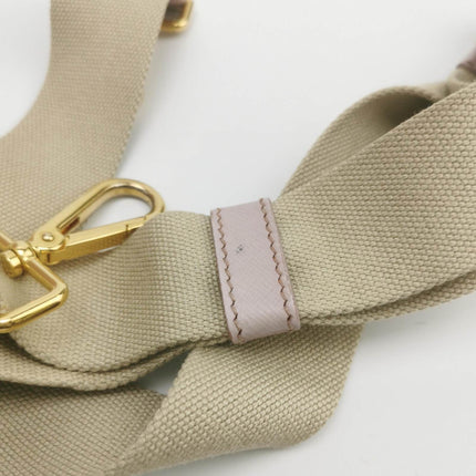 Sold Prada Canape Canvas Tote Small Pink Top Handle Bag with Strap