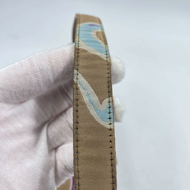 Sold FENDI Baguette Multicolor Purple Fabric with Psychedelic prints