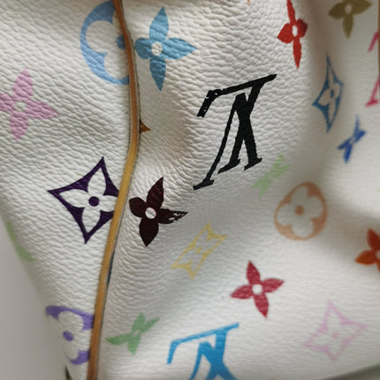 Louis Vuitton x Takashi Murakami Speedy 30 Lock White Multicolor