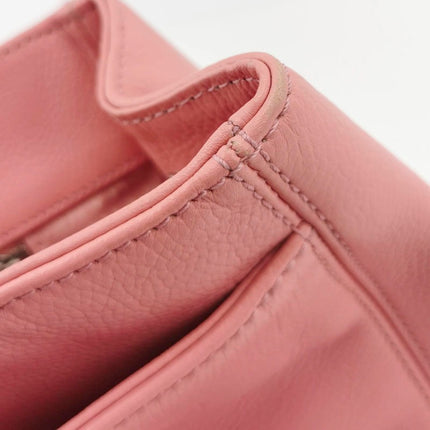 Sold Chanel Cerf Executive 2005 East West Small Pink Caviar Leather Handbag Silver Hardware