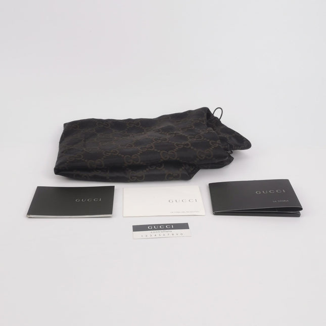 Gucci Jackie Vintage Large Purple Suede Leather Ringlets Decoration