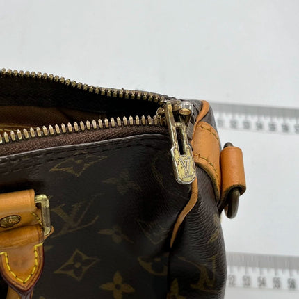 Louis Vuitton Speedy 25 Bandouliere Brown Monogram with Strap