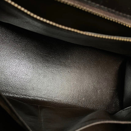 Hermes Kelly 32 Sellier Dark Chocolate Brown Box Leather Gold Hardware 1988