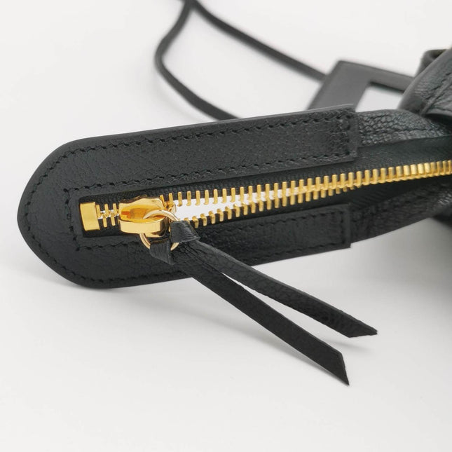 Sold Balenciaga City Bag Black with Gold hardware Mini Crossbody Bag