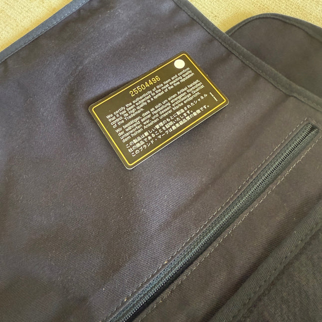 Chanel Deauville Tote Medium Navy Denim Top Handle