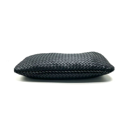 Sold Bottega Veneta Intrecciato Hobo Bag Medium Black Lambskin leather 45cm