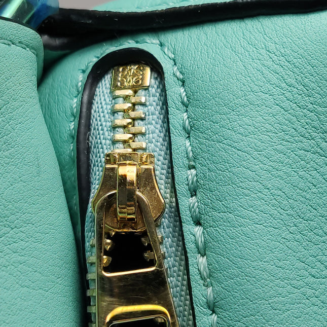 Loewe x Studio Ghibli Collection Susuwatari Mini Puzzle Green Crossbody Bag