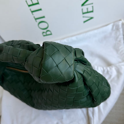Bottega Veneta Teen Jodie Leather Dark Forest Green 36cm