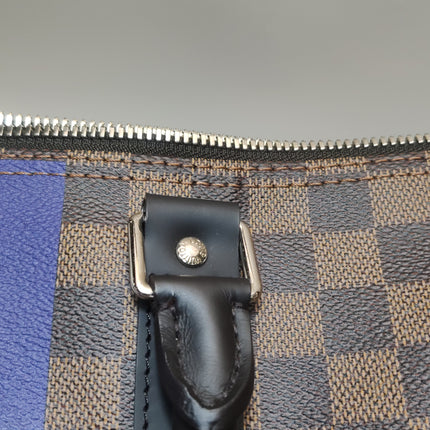 Louis Vuitton Savannah Keepall 45 Bandouliere Giraffe on Brown Damier Canvas