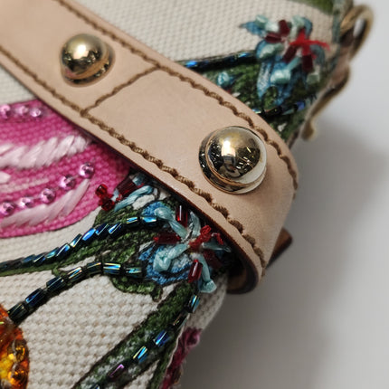 Gucci Horsebit 1955 Small Chain Bag Limited Edition Floral Print Canvas