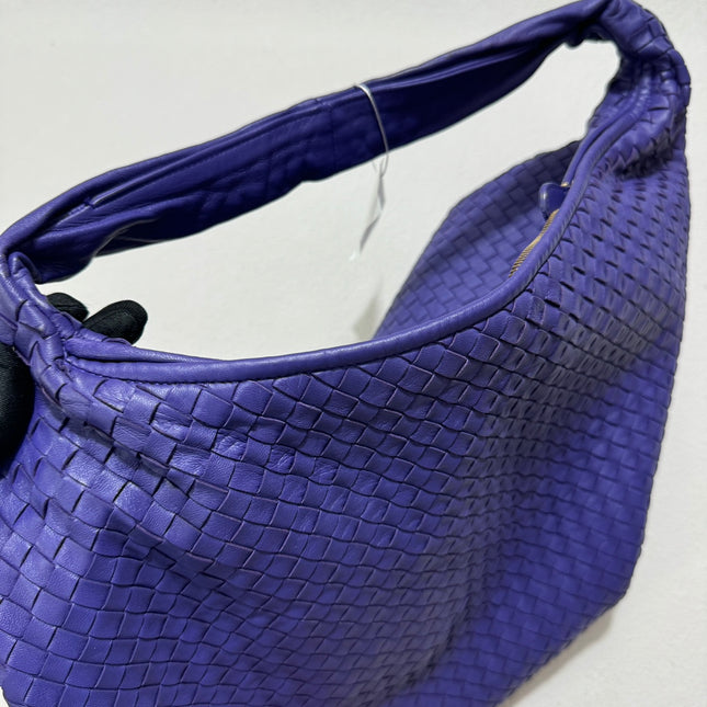 Sold Bottega Veneta Hobo Bag Large Purple Leather 50cm