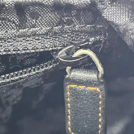 Dior Vintage Gaucho Mini Black Leather Crossbody Bag