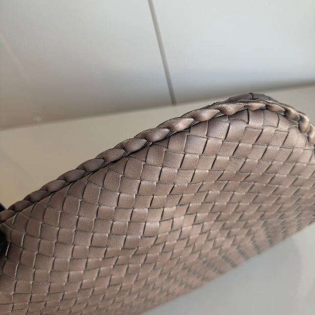 Sold Bottega Veneta Hobo Bag Large Grey leather 52cm