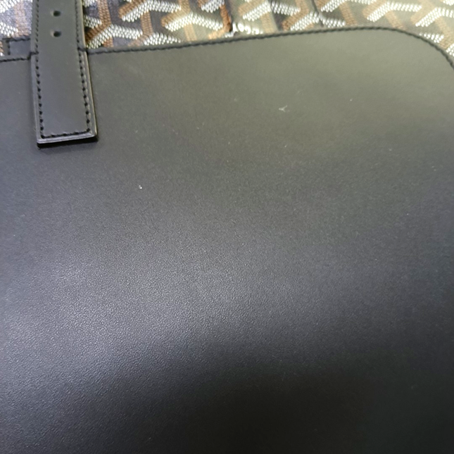Goyard Alpin Backpack Medium Black Goyard and Leather