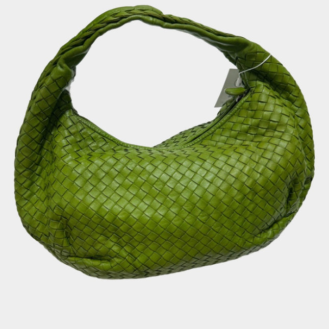 Bottega Veneta Belly Hobo Intrecciato Avocado Green Nappa Leather Medium 40cm-Luxbags