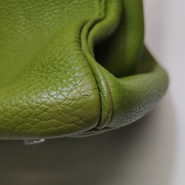 Hermès Birkin 35 Togo Green Vert Anis 37 Palladium Hardware 2008