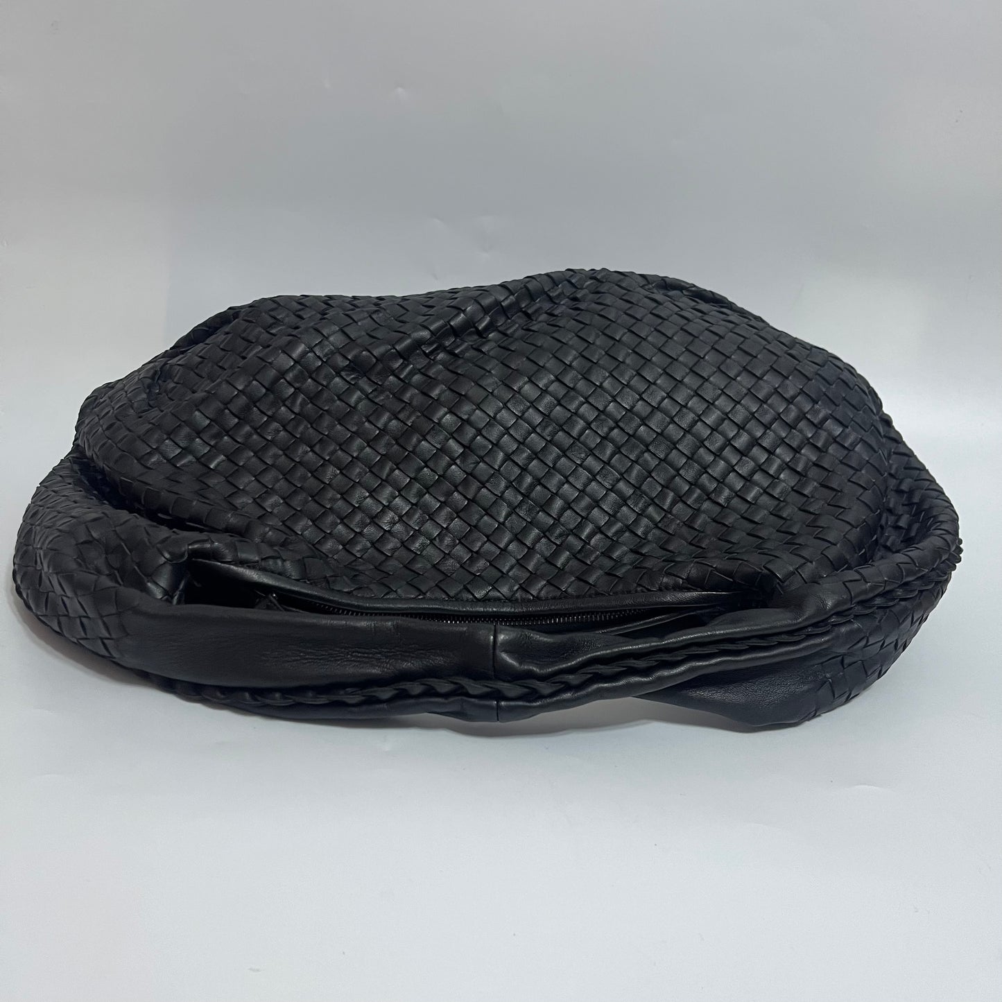 Bottega Veneta Belly Hobo Intrecciato Black Large 50cm