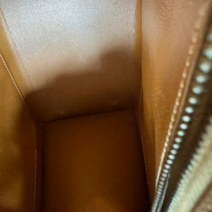 Hermes Kelly 28 Sellier Brown Gold Epsom Leather Gold Hardware 1985