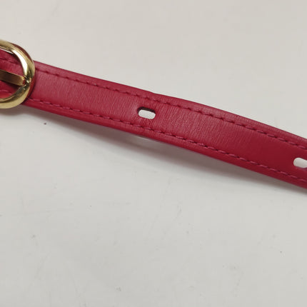 Delvaux Brilliant Mini Red Calfskin Leather Top Handle Crossbody Bag