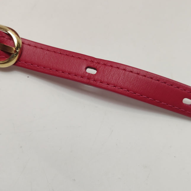 Delvaux Brilliant Mini Red Calfskin Leather Top Handle Crossbody Bag