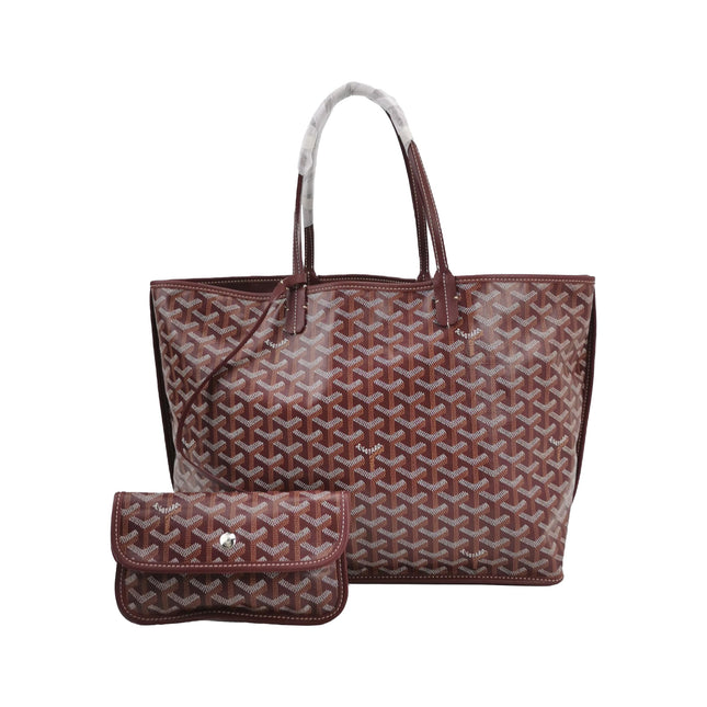 Goyard Anjou PM Medium Tote Burgundy Reversible Leather Lining