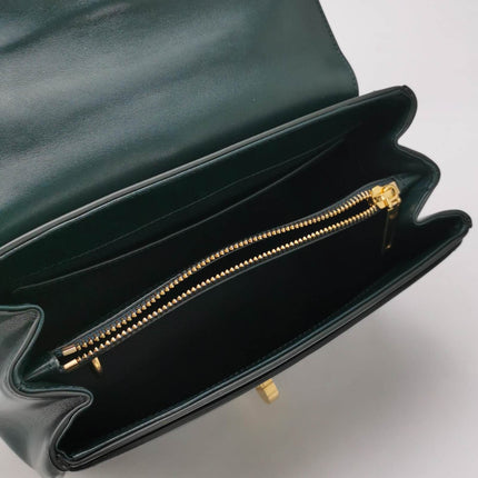 Sold Celine 16 Bag Small Dark Green Smooth Calfskin Leather