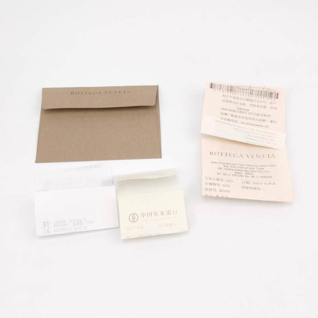 Sold Bottega Veneta Pouch Large Metallic Gold Wrinkled Leather