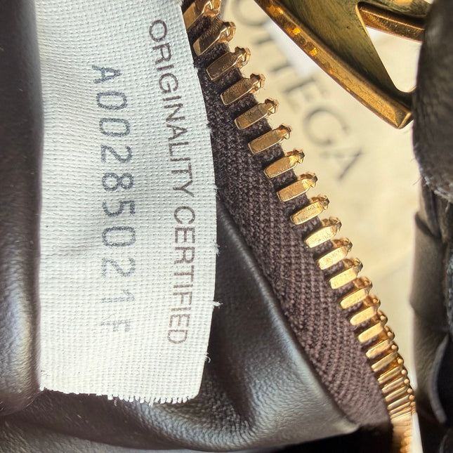 Bottega Veneta Jodie Mini Dark Chocolate Brown Leather