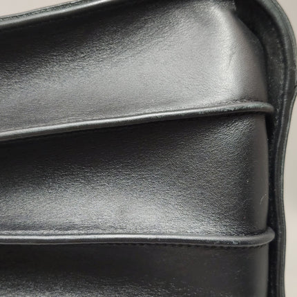 Saint Laurent Sac De Jour Small Black and White Striped Leather Handbag