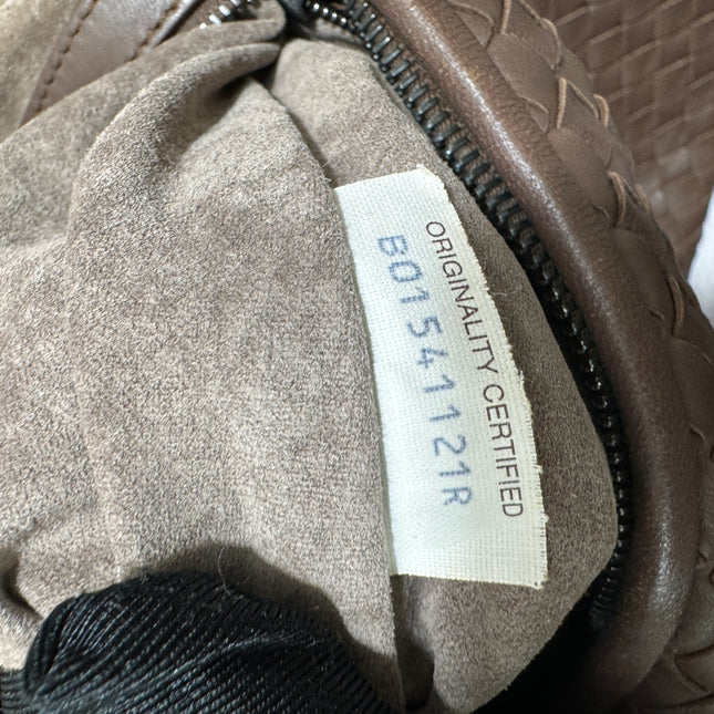 Sold Bottega Veneta Hobo Bag Large Milk Chocolate Brown Lambskin leather 47cm