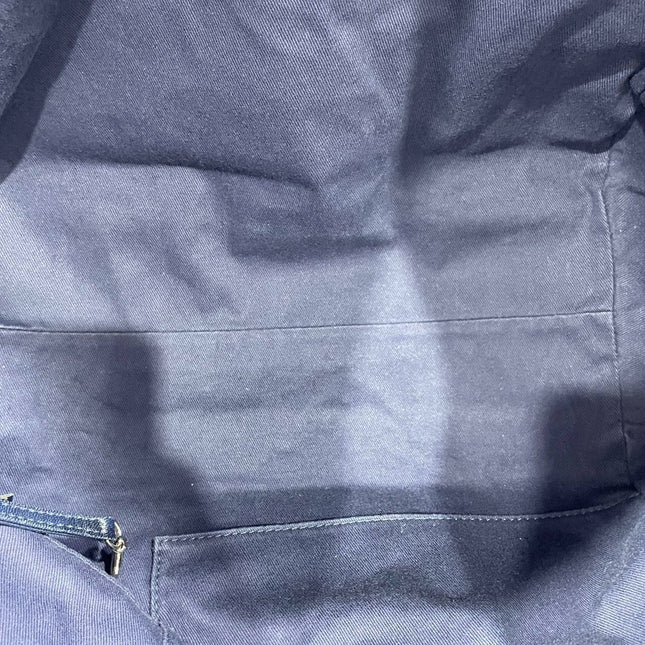 Chanel Deauville Tote Medium Navy Denim Top Handle