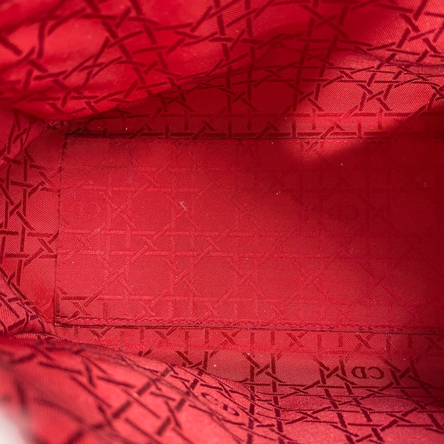 Lady Dior Vintage Medium Black Suede Leather Gold Hardware 1997