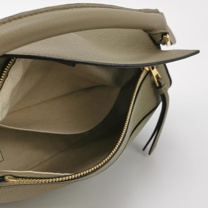 Loewe Puzzle Small Artichoke Green Calfskin leather Crossbody bag