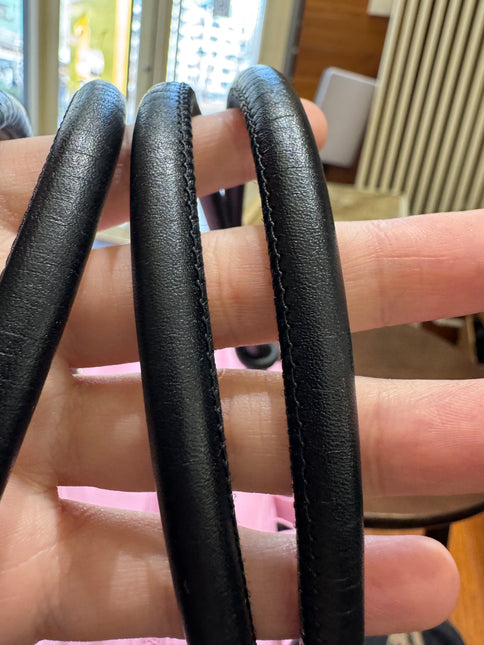 Chanel Cambon Large Pink Calfskin Leather Double Strap Handbag