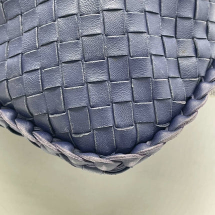 Bottega Veneta Veneta Hobo Navy Leather Bag Maxi 50cm
