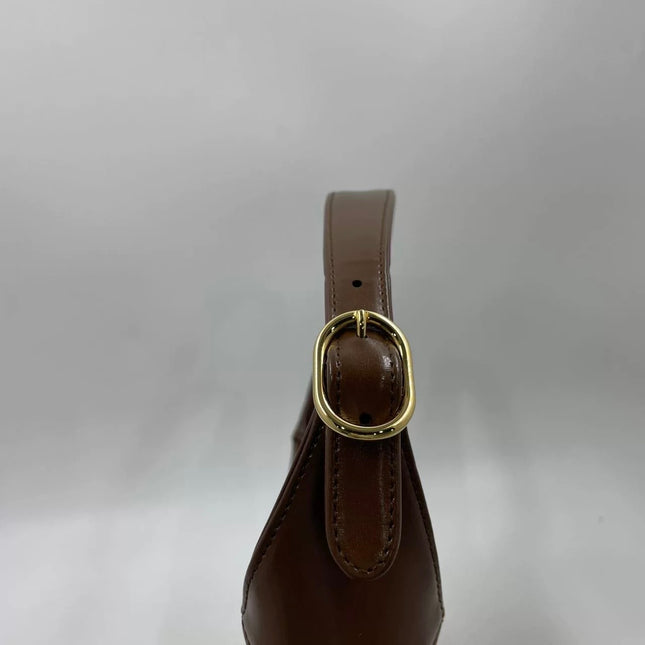 Gucci Jackie 1961 Small Brown Smooth Leather Bag