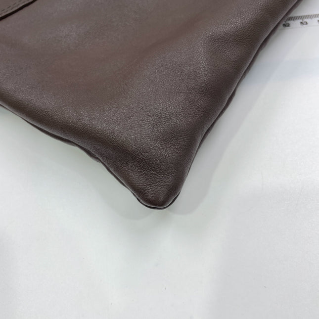 Bottega Veneta Maxi Convertible Tote Dark Chocolate Brown Smooth Leather 55cm