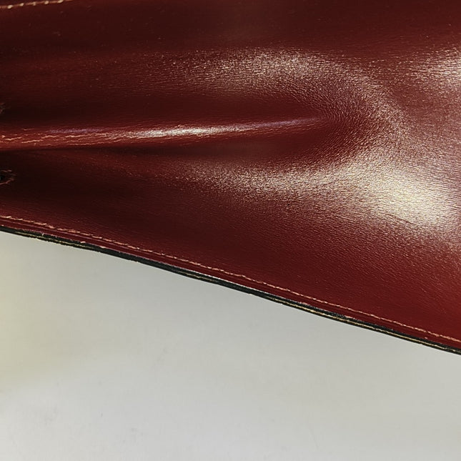 Hermes Kelly 32 Sellier Burgundy Box Leather Gold HW 1987