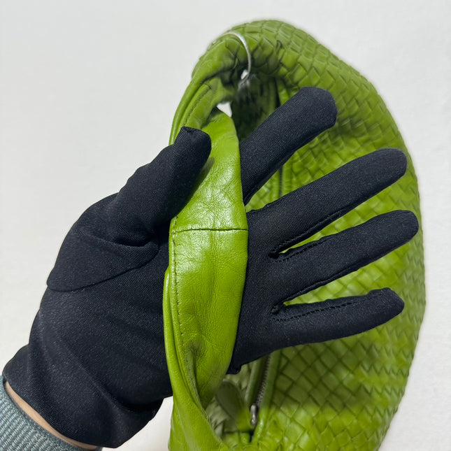 Sold Bottega Veneta Belly Hobo Intrecciato Avocado Green Nappa Leather Medium 40cm