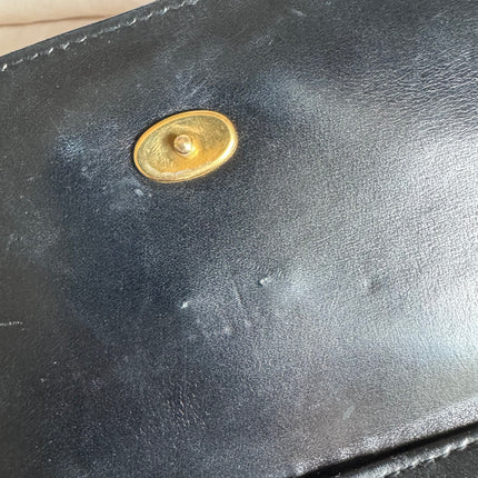 Vintage Burgundy Crocodile Leather Gold-tone Hardware Clutch Shoulder Bag