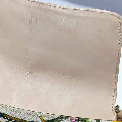 Gucci Horsebit 1955 Small Chain Bag Limited Edition Floral Print Canvas