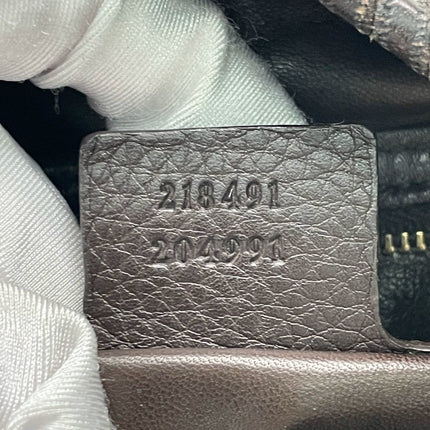 Gucci Jackie Vintage Large Leopard Print Pony-style Calfskin Brown Leather Shoulder Bag