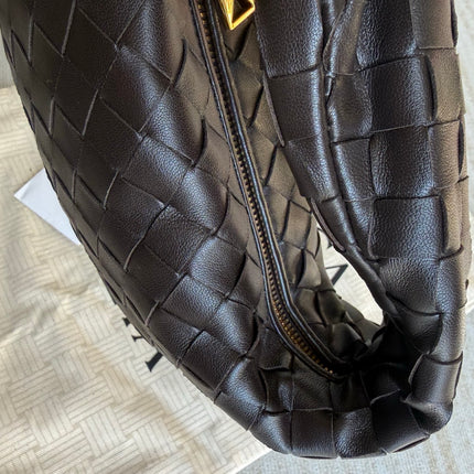 Bottega Veneta Jodie Mini Dark Chocolate Brown Leather